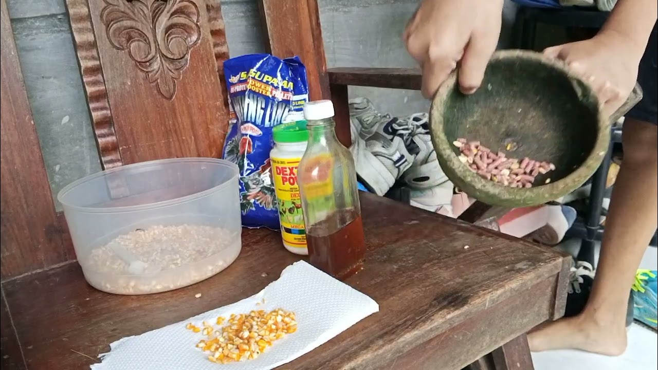 7 days carboloading feed mixture for gamefowl 