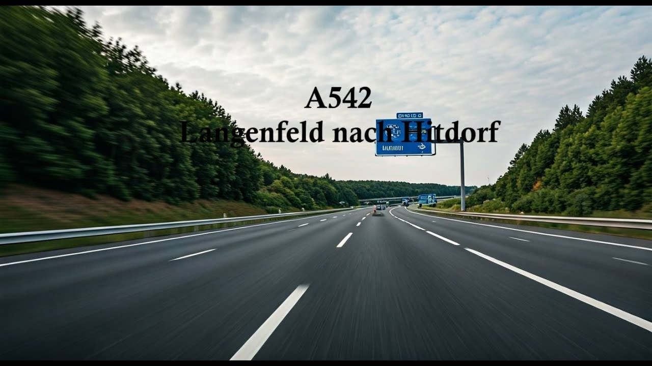 #180 German Autobahn A542 Langenfeld Hitdorf