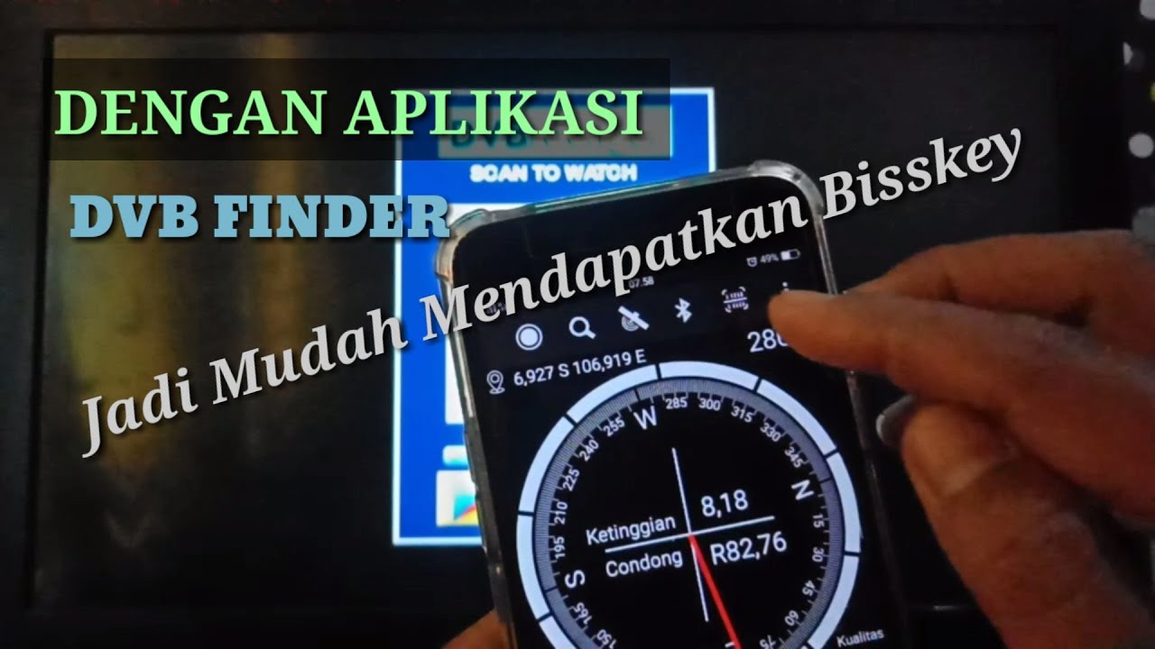 Toturial menggunakan aplikasi dvb finder untuk mencari bisskey