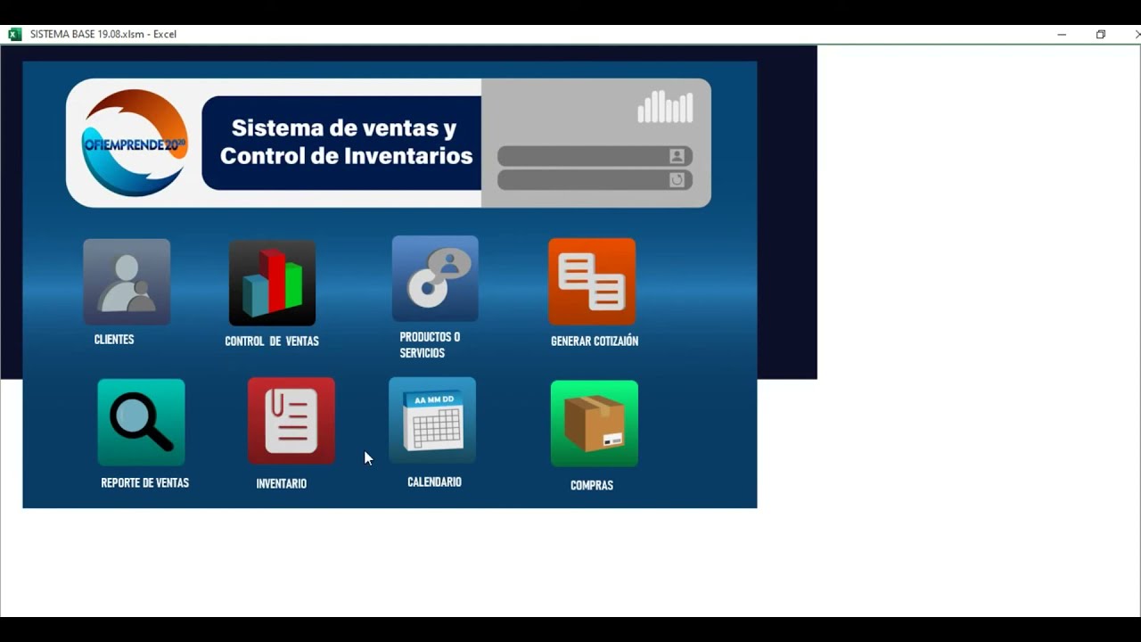 Sistema de Control de Ventas e Inventario 2020