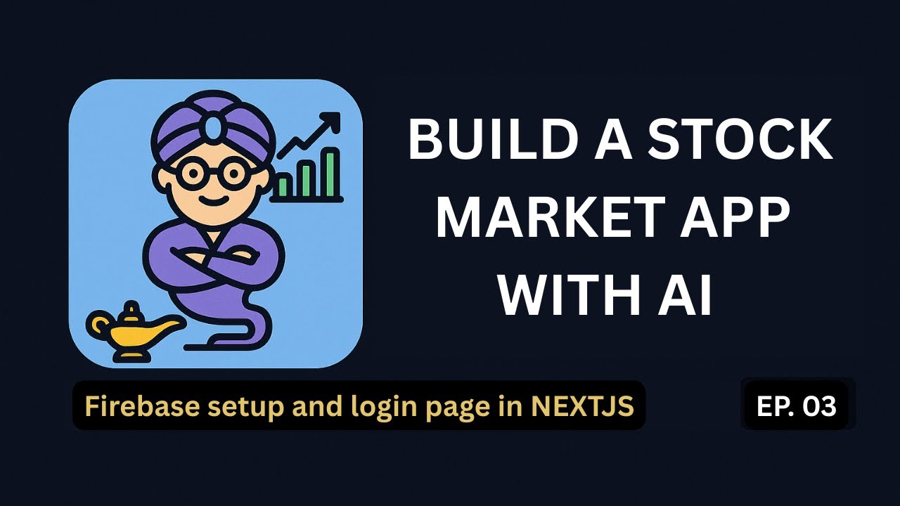 Firebase Setup & Login Page in Next js - StockGenie EP03