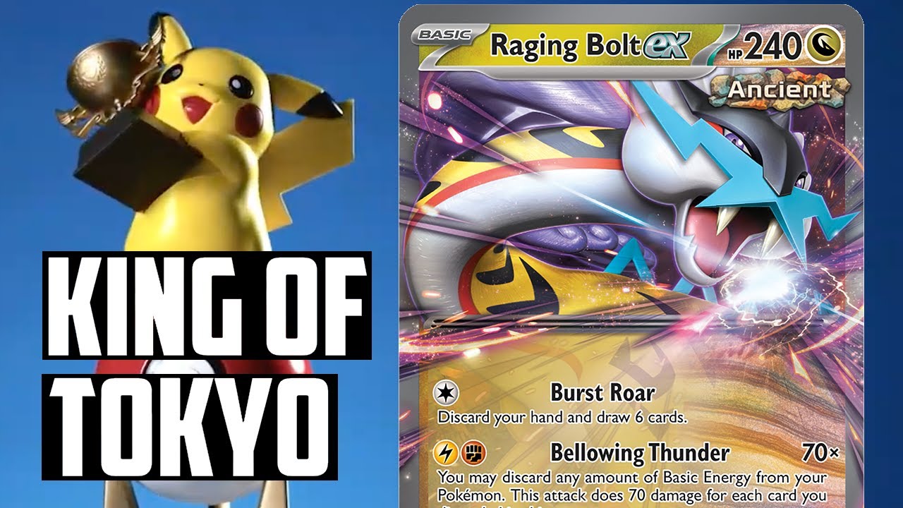 Raging Bolt ex CONQUERS A 4,800+ PLAYER TOURNAMENT IN JAPAN! - (Pokemon TCG Deck List + Matches)