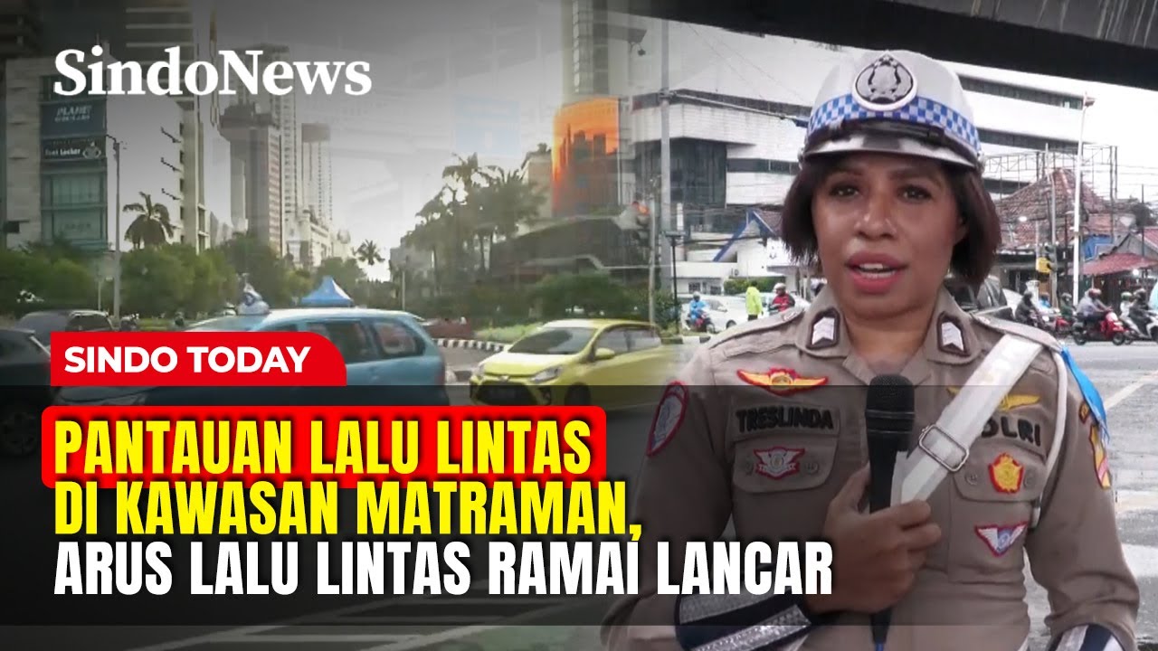 Pantauan lalu Lintas di Kawasan Matraman, Arus Lalu Lintas Ramai lancar| Sindo Today | 09/02