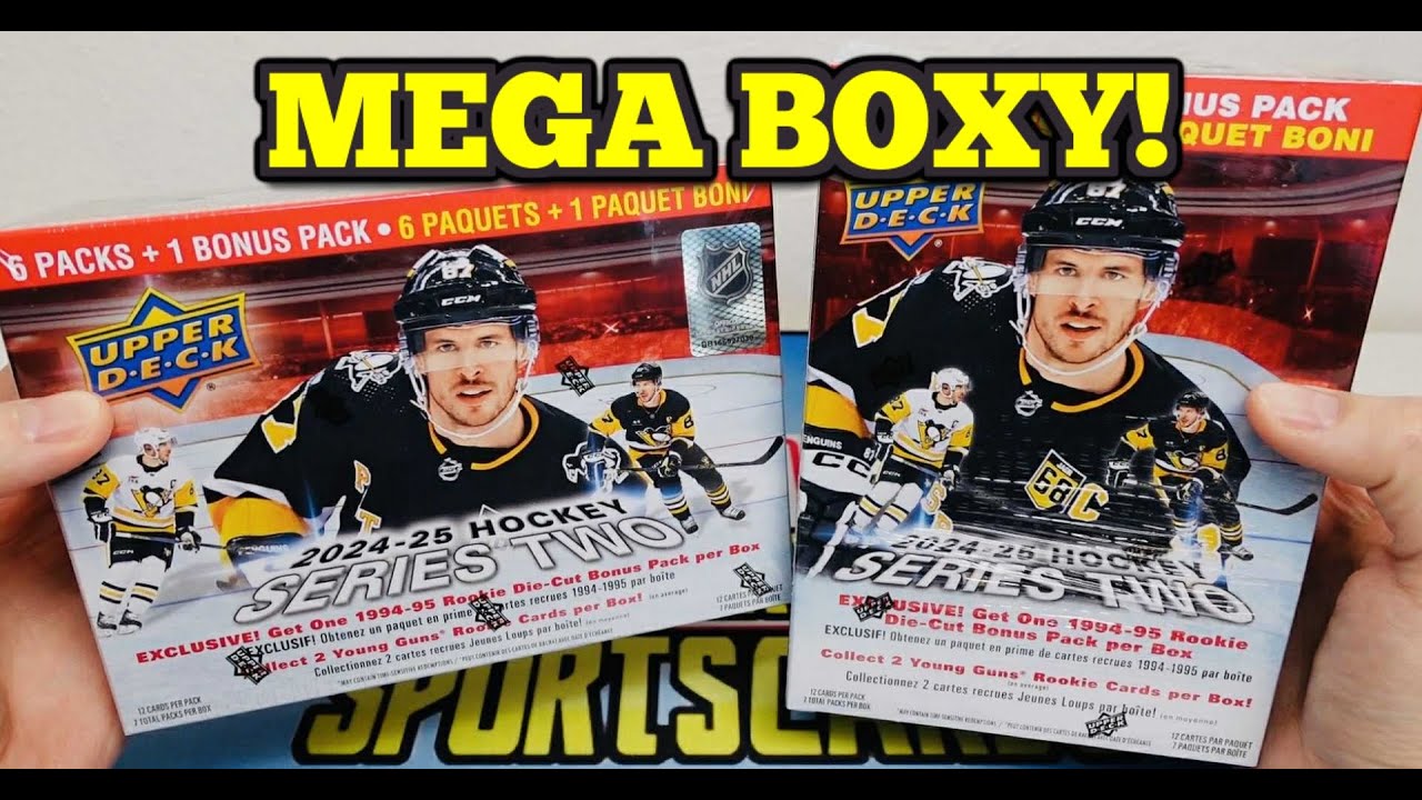 Jaký je rozdíl mezi Mega a Blaster Boxem?! 🤔 2024-25 Upper Deck SERIES 2! Hokej karty NHL! Unboxing!