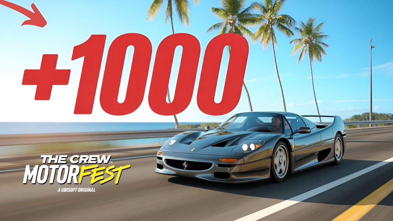 Así se ven 1000+ horas en The Crew Motorfest…
