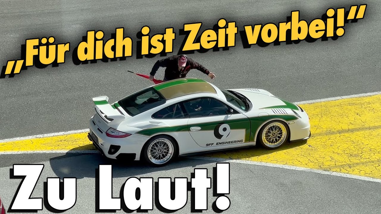 1200 PS Bugatti-Killer von Rennstrecke geworfen! | 9FF 997 GTurbo vs. 992 GT3 on Track