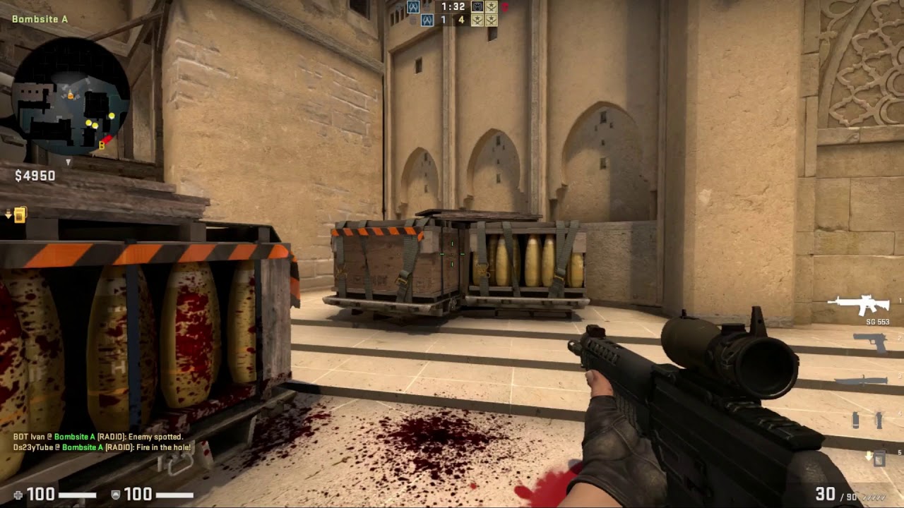 CS:GO Gameplay Test #3 - OpenSUSE Leap 15