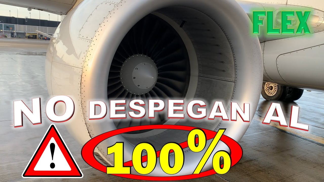 LOS MOTORES NO DESPEGAN AL 100% // FLEX TAKEOFF// QUE ES EL FADEC?