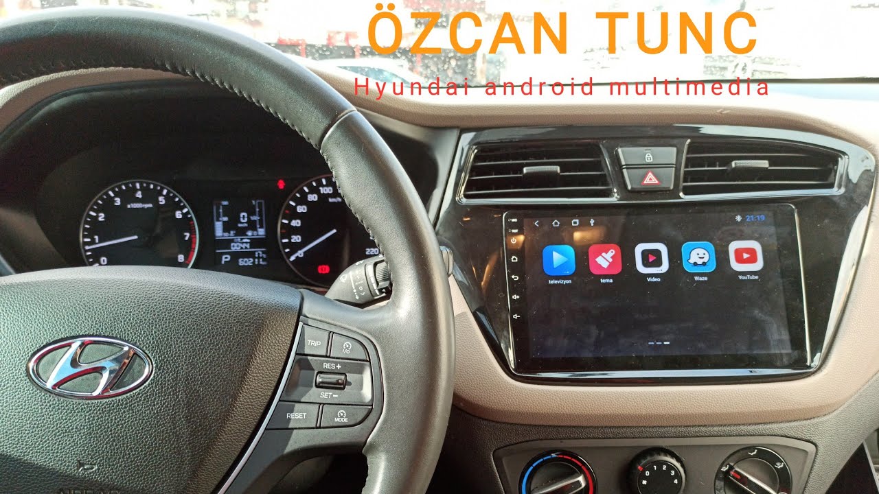 HYUNDAİ İ20 ANDROİD MULTİMEDİA MONTAJ VİDEOSU (2018) #hyundai #özcantunc