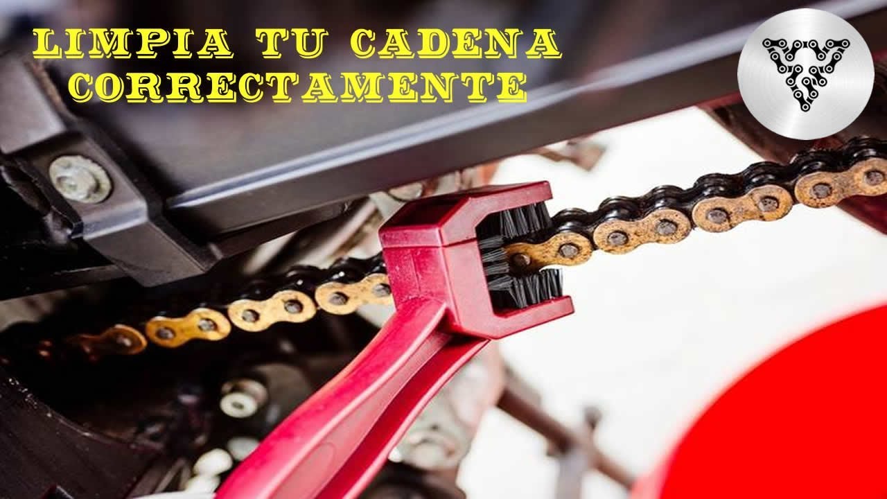 Como limpiar y lubricar la cadena de la motocicleta
