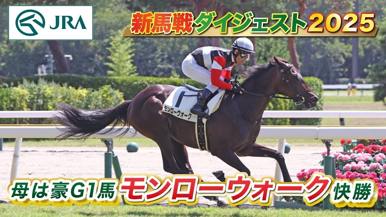 【新馬戦ダイジェスト】モンローウォーク・ベレーバスク ほか | 8月16日～8月17日（新潟・中京・札幌） | JRA公式