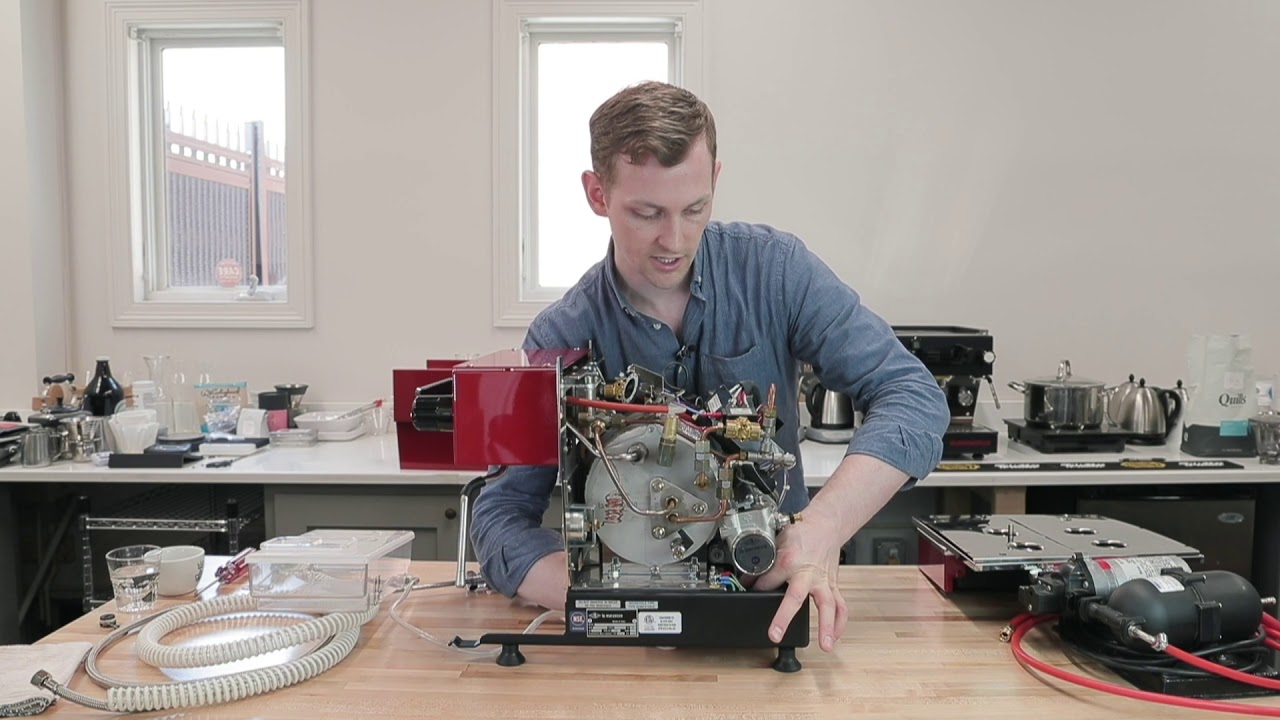 Как установить мини-сантехнический комплект La Marzocco Linea