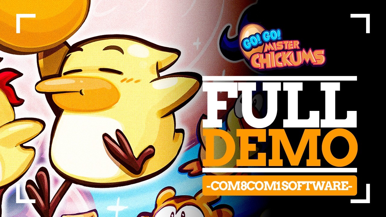 UN PLATAFORMAS 2D TIPO ARCADE BRUTAL | GO! GO! MISTER CHICKUMS - FULL DEMO