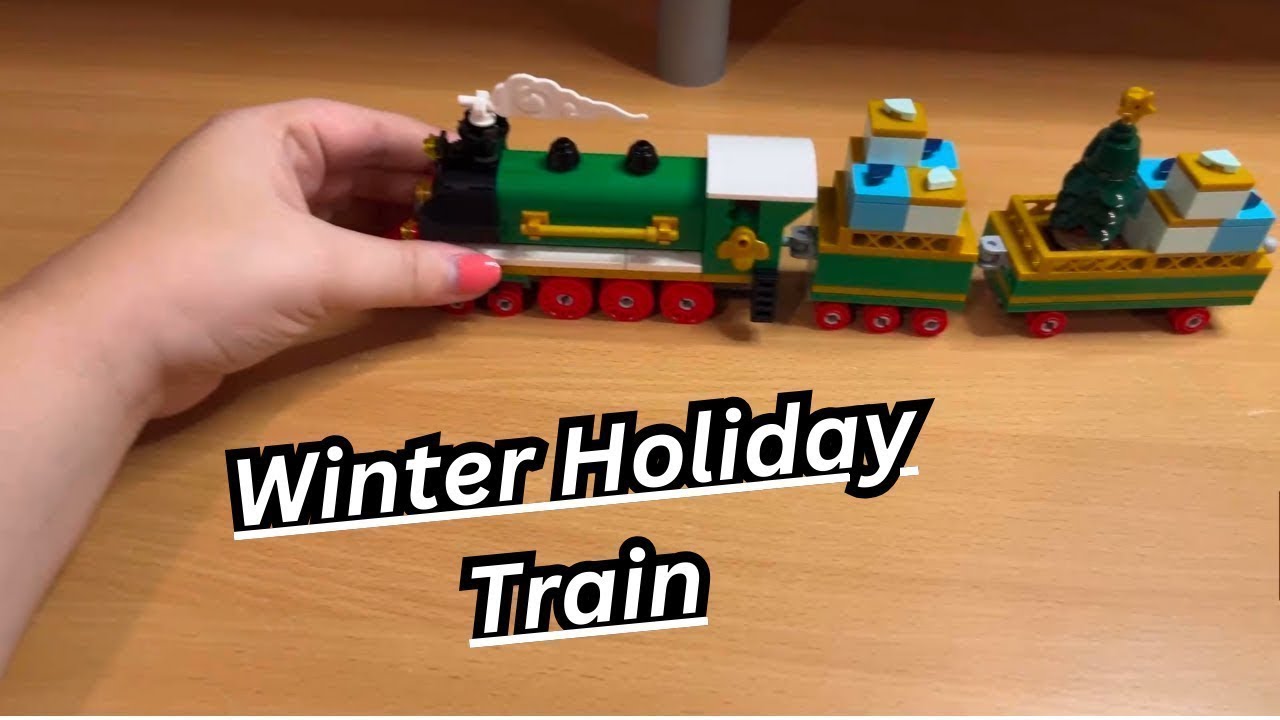 Lego Christmas - Winter Holiday Train - 40700 // Lego Speedbuild