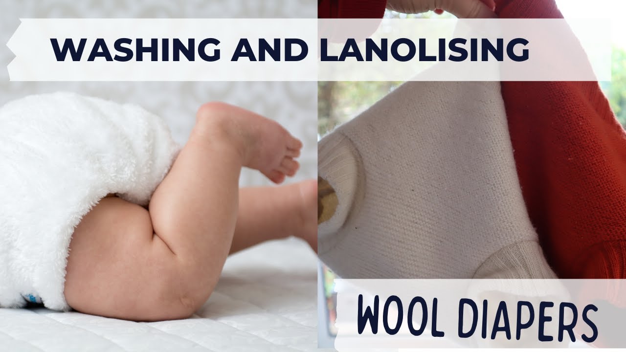 Learn How to Wash and Lanolise Wool Diaper Covers in 3 MINUTES.
