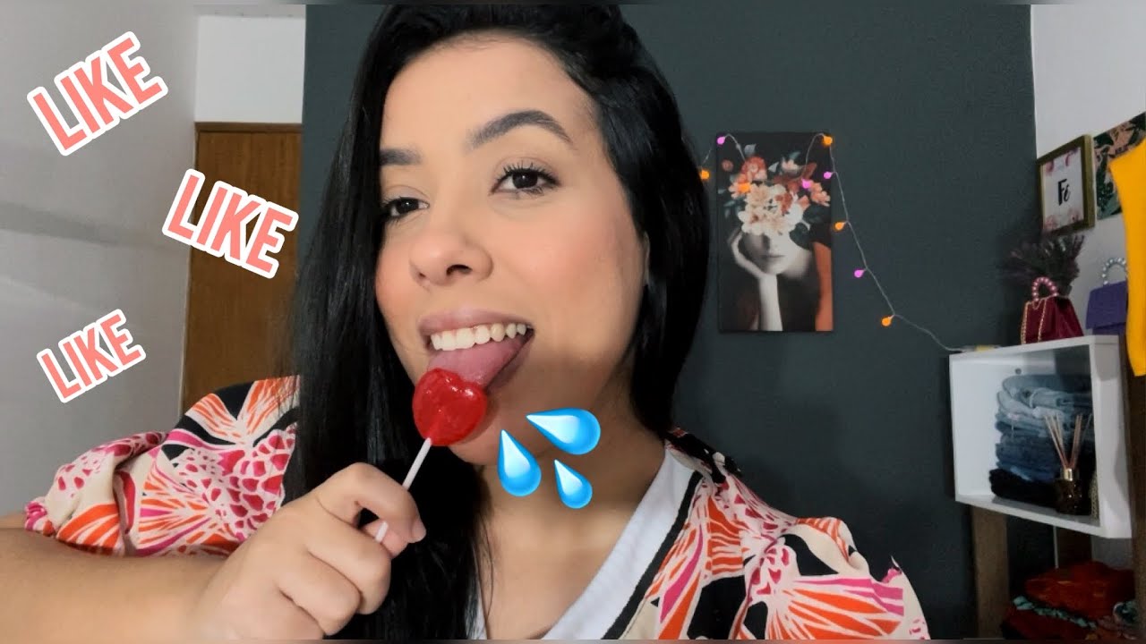 ASMR- Lollipop Eating Sounds / Sons de Boca 👄🍭