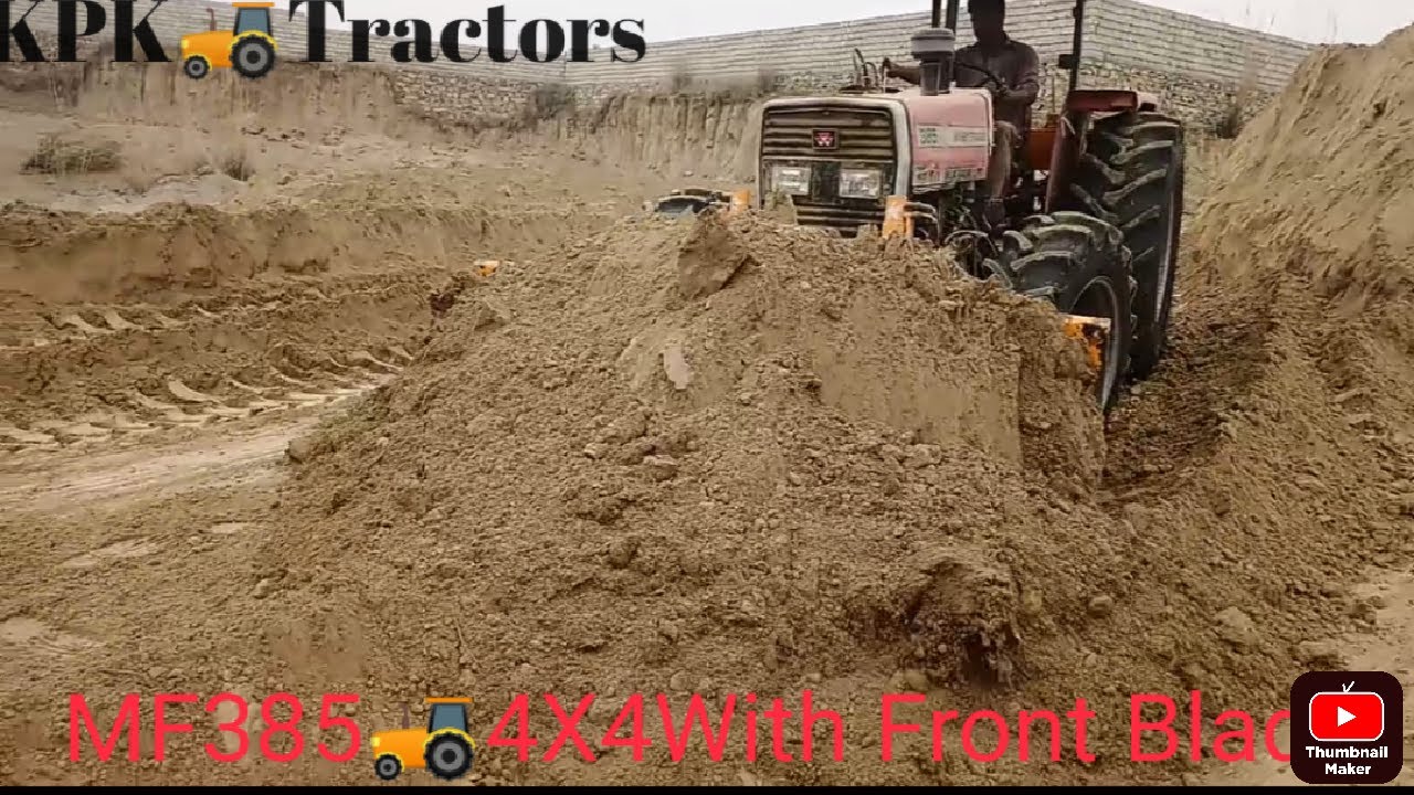 MF3854X4With Front Blade