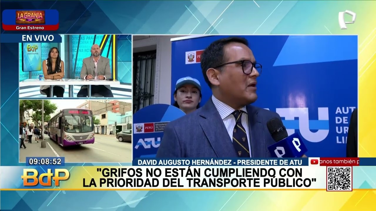 MTC y ATU coordinan medidas ante crisis de combustible que afecta al transporte público (1/2)