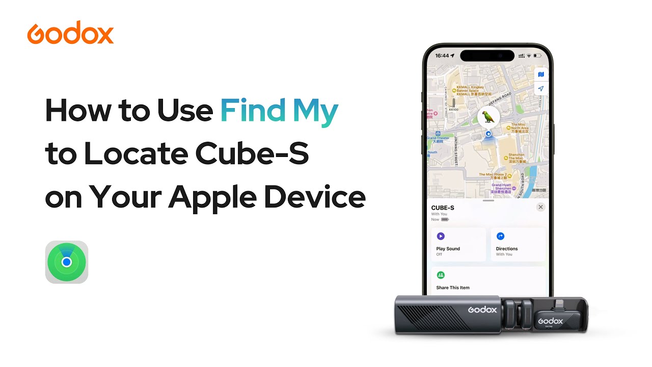 Godox Audio | Cube-S Find My Tutorial
