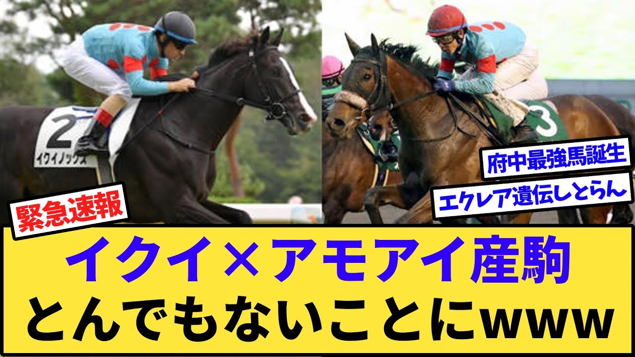 【速報】イクイノックス×アーモンドアイの子、とんでもないことになってしまうwww