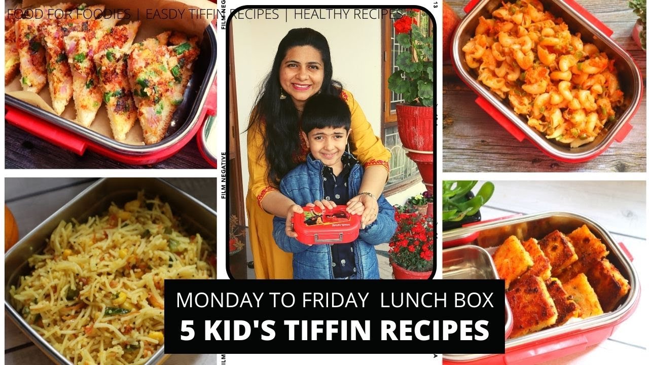 5 Kid's Tiffin Ideas | Episode 1 | Lunch box | Season 1