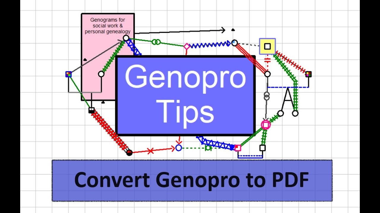 How to convert Genopro to PDF