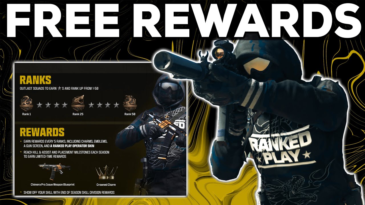 FREE REWARDS MW2 SEASON 3 RELOAED - Limited Time Warzone Ranked Play Rewards