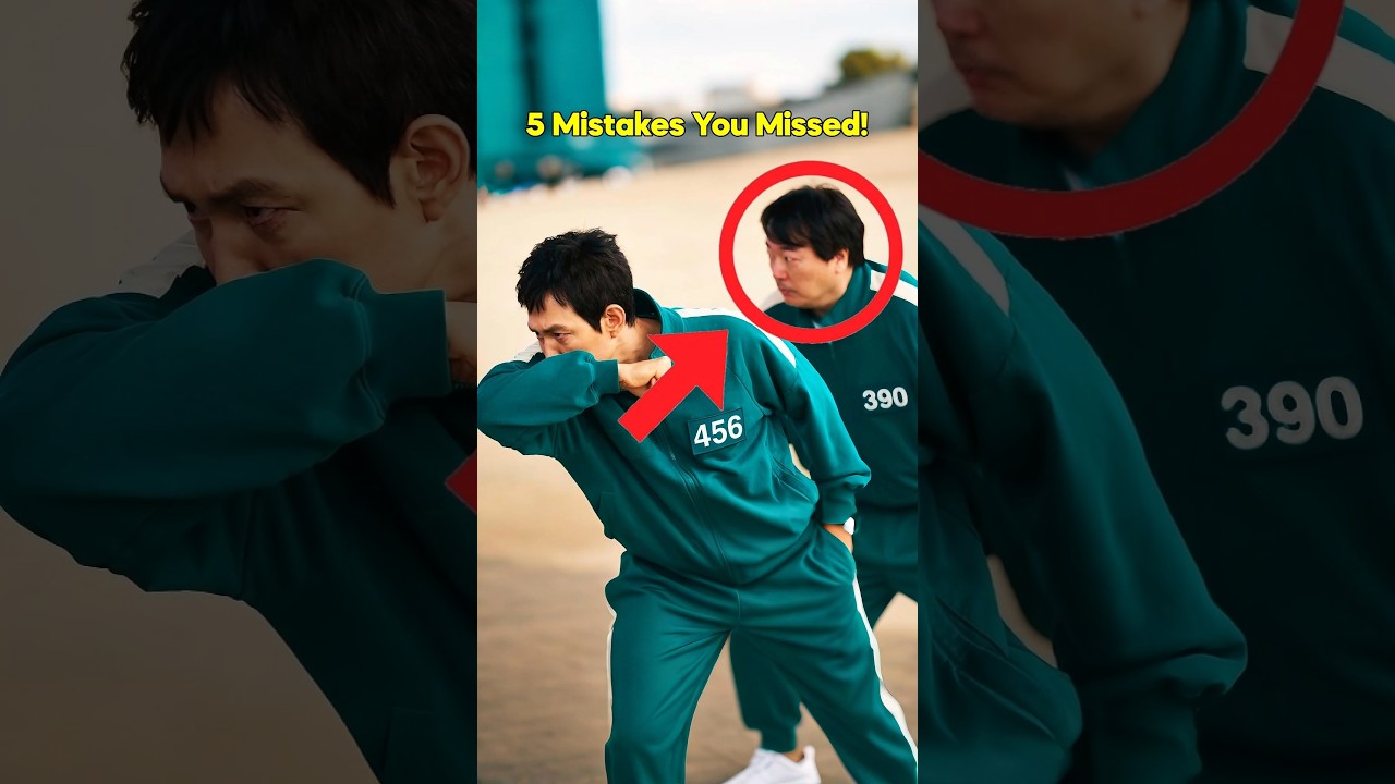 5 Mistakes You Missed in Squid Game 2! 😱#squidgame2 #squidgame #netflix #frontman #gihun