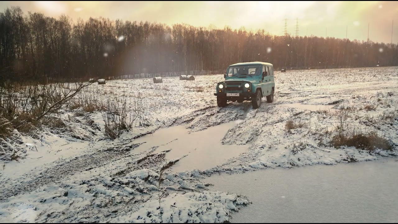 Music for concentrating on work or studying. A UAZ in the forest and calm lo-fi music