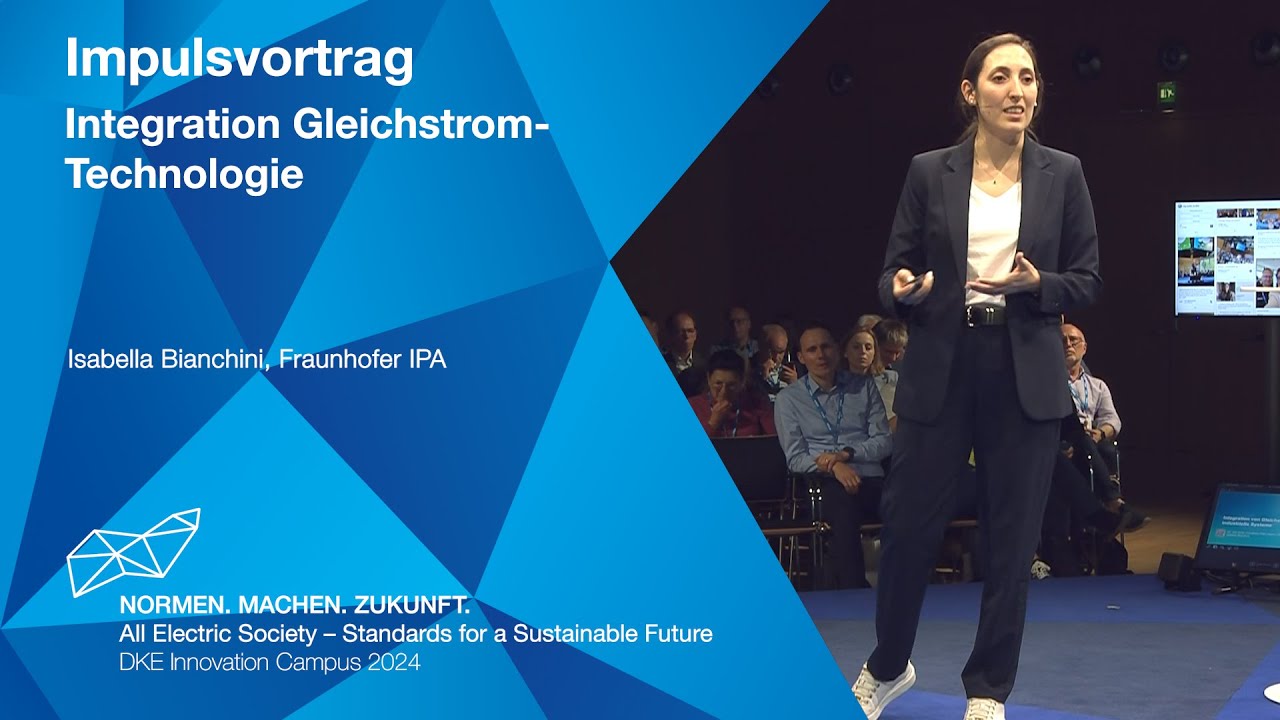 Integration Gleichstrom-Technologie – der Impulsvortag von Isabella Bianchini von Fraunhofer IPA