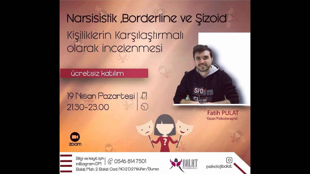 Psikoloji Balat Eğitimleri - Kişiliklerin Karşılaştırılmalı Olarak İncelenmesi - Fatih Pulat