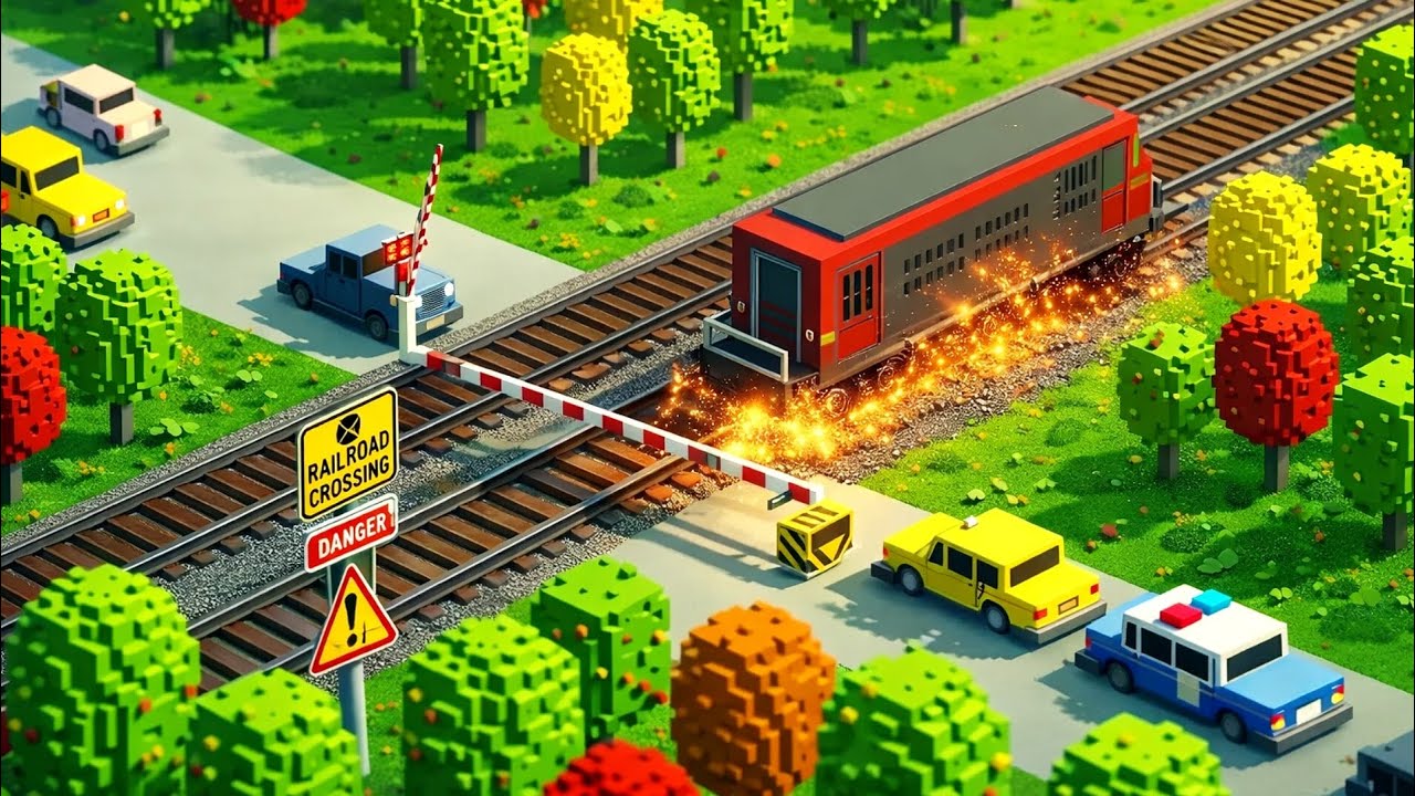 🚦 Railroad Crossing Mania – Crossing Fail After Fail | Gameplay #62
