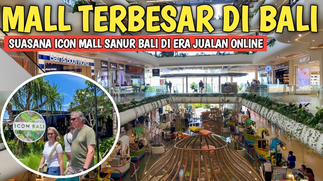 TERBARU SUASANA ICON MALL SANUR BALI: MALL TERBESAR DI BALI?
