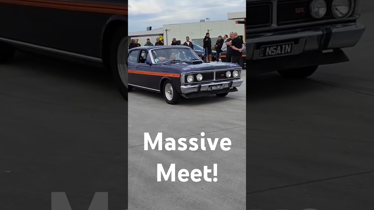 Massive Muscle Car Meet