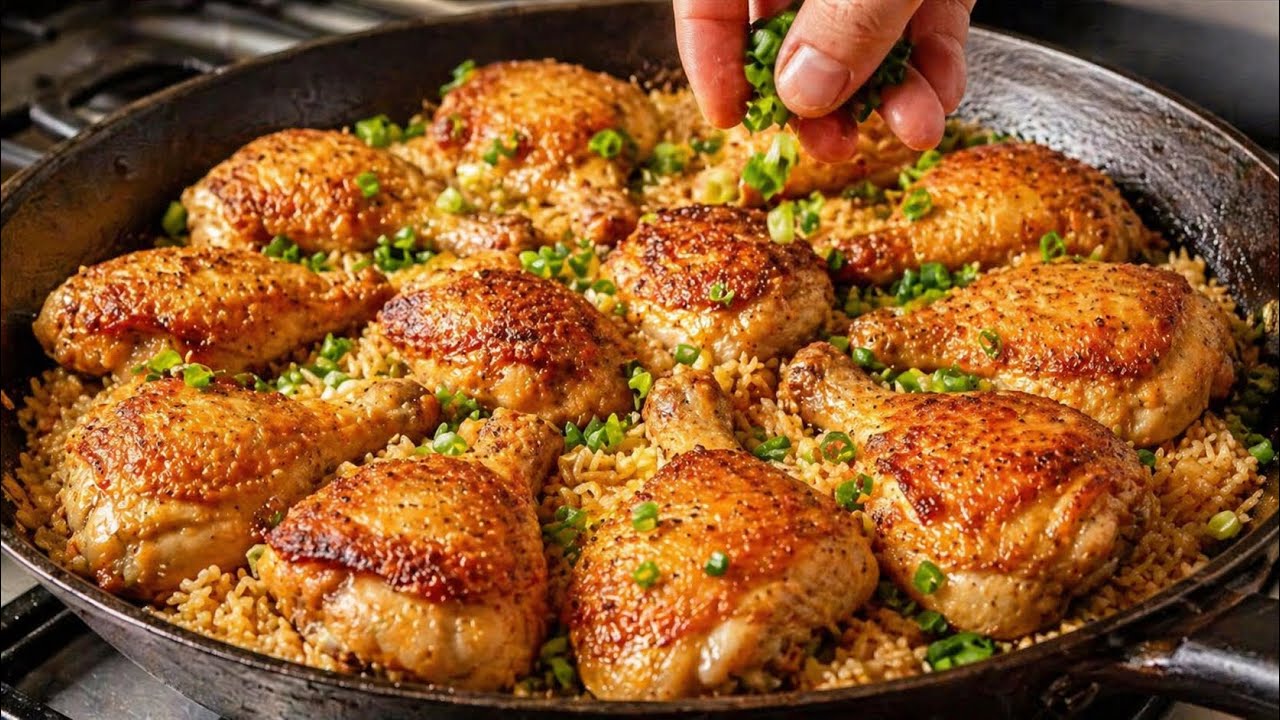 I cook chicken with rice like this every weekend! 2 quick and easy recipes! 