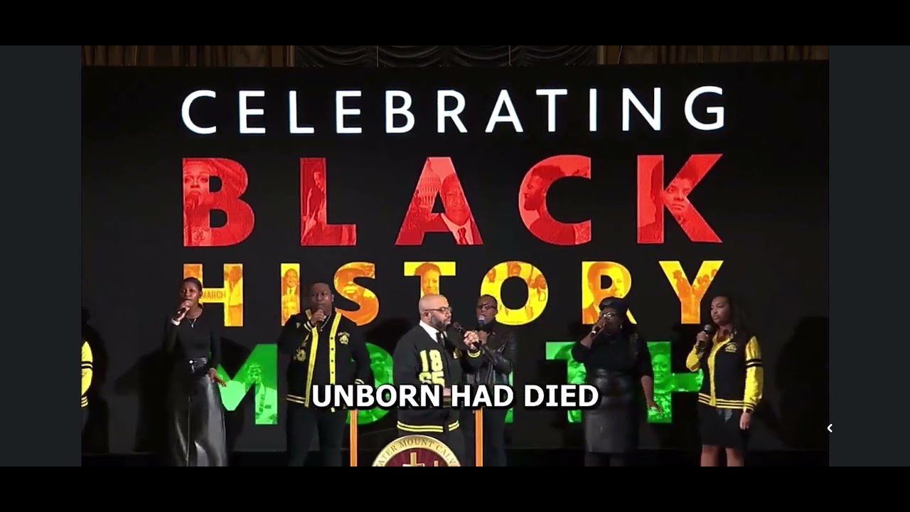 Lift Every Voice and Sing performed by the Bowie State University Concert Choir on February 16, 2025