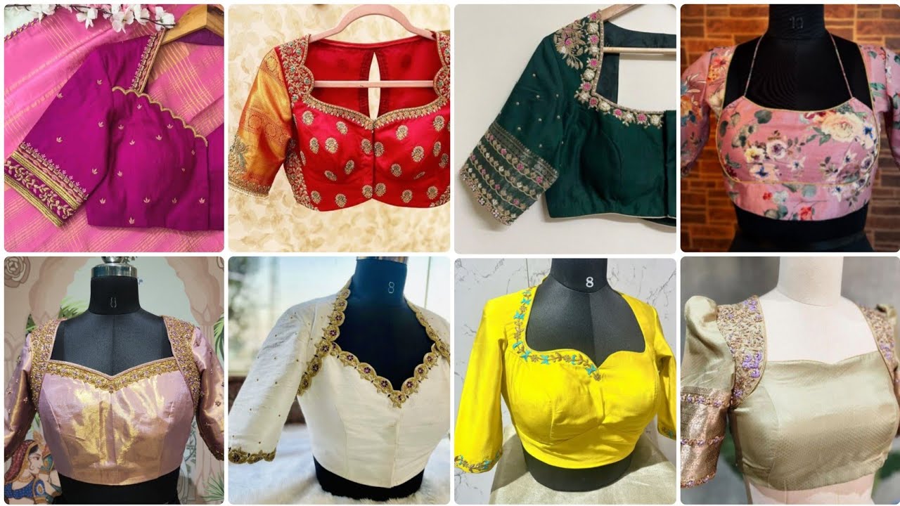 Latest Front Neck Designs For Blouse 2025 //New Blouse Design Front Side // Blouse Front Neck