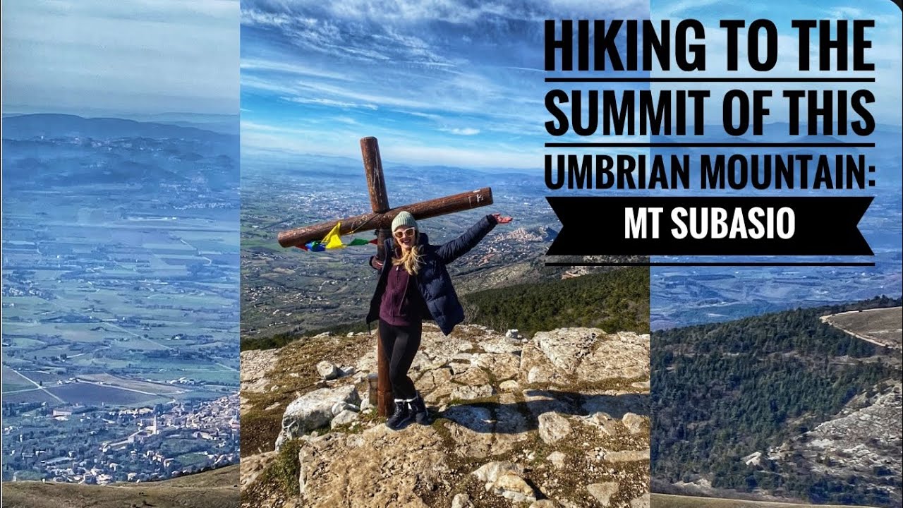 Climbing to the Summit of Mount Subasio, Umbria