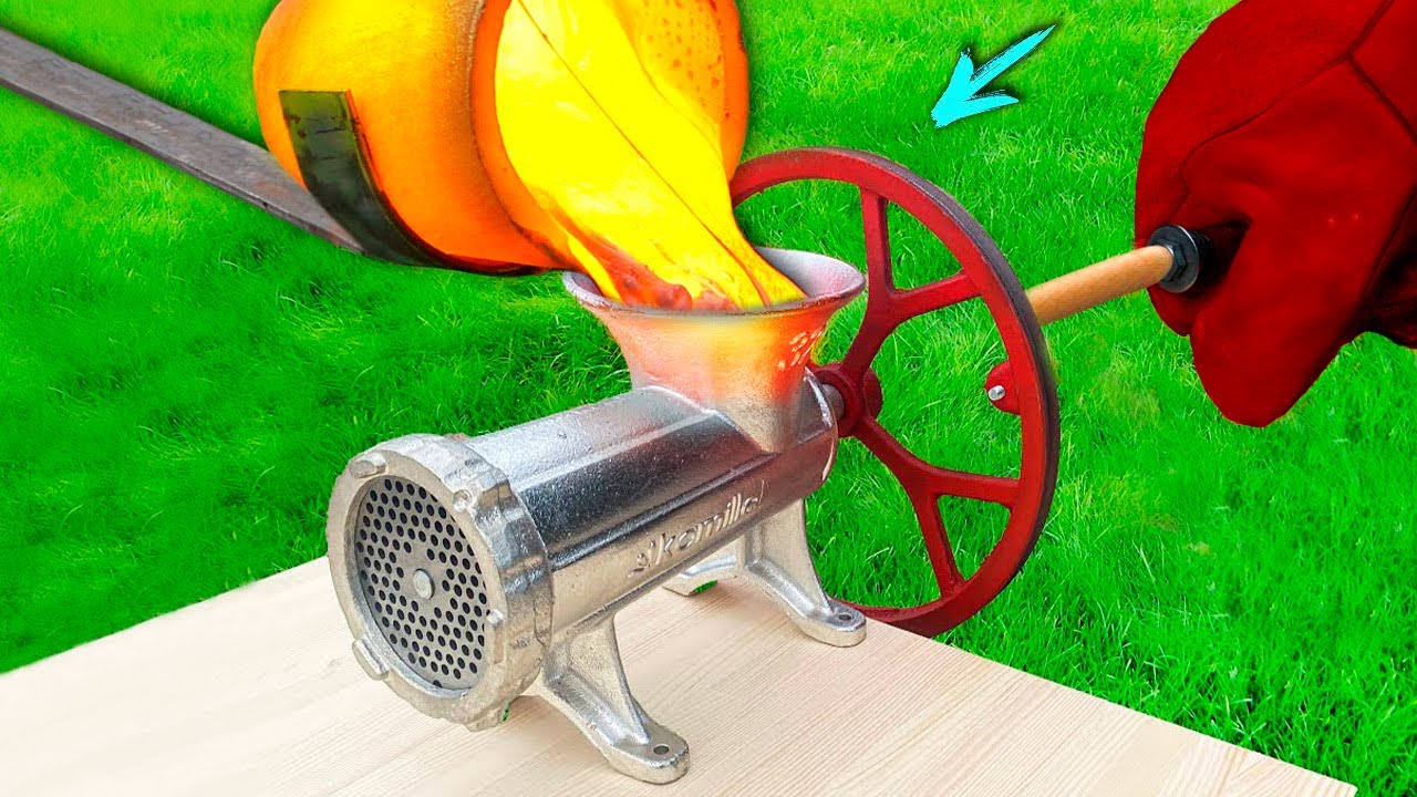 EXPERIMENT LAVA vs MEAT GRINDER