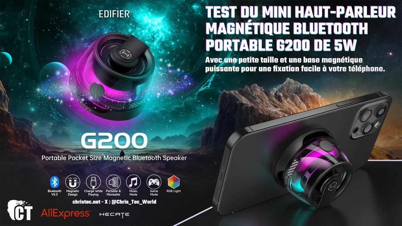 ➡️ Ne manquez pas cette pépite audio : Test de l'Enceinte Bluetooth Edifier G200 ! 🔥