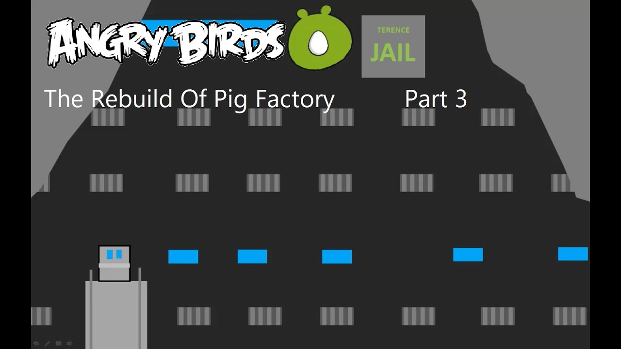 Custom Angry Birds Animation: The Rebuild Of Pig Factory Part 3