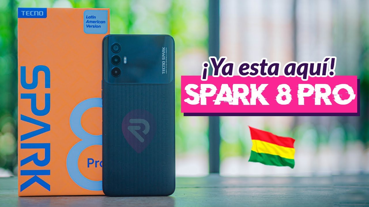 TECNO SPARK 8 PRO│UNBOXING en ESPAÑOL│Ahora con PANTALLA FULL HD+