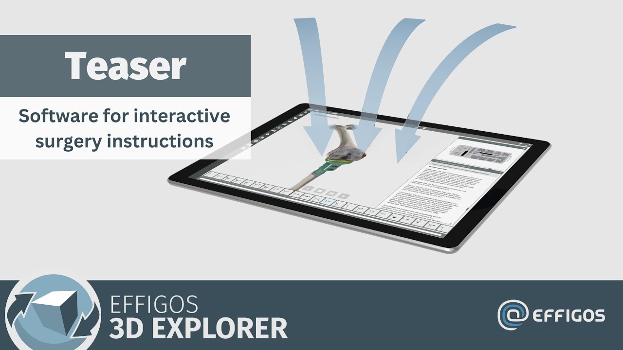 Effigos 3D Explorer - Software for interactive surgery instructions