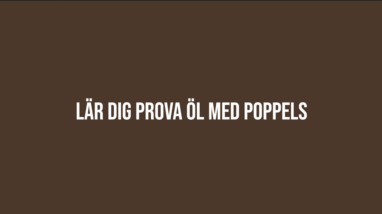 Titta, dofta, smaka - Så provar du öl!