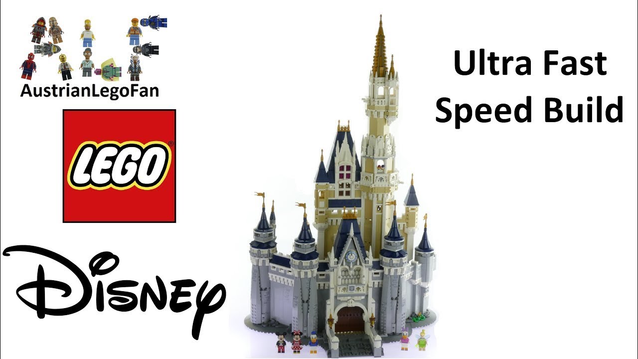 Lego Disney 71040 The Disney Castle Speed Build Ultra Fast
