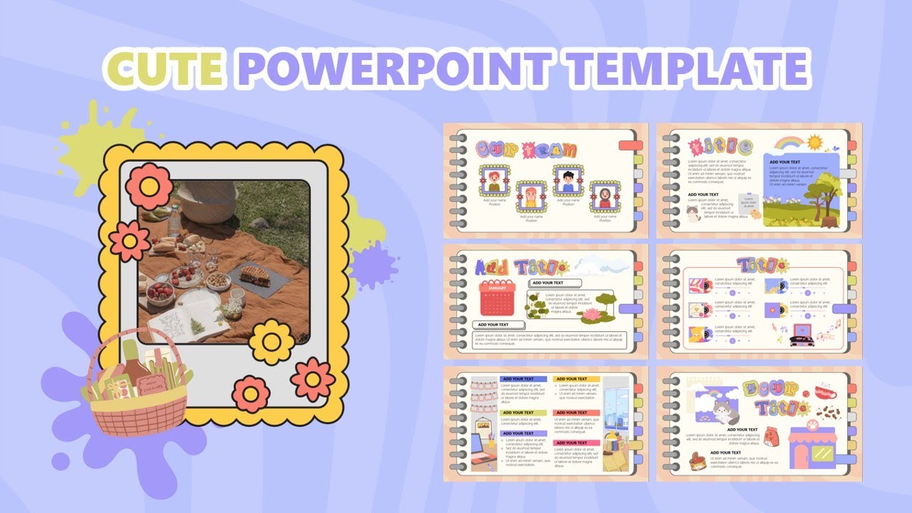 FREE Cute Template #1 Aesthetic PPT