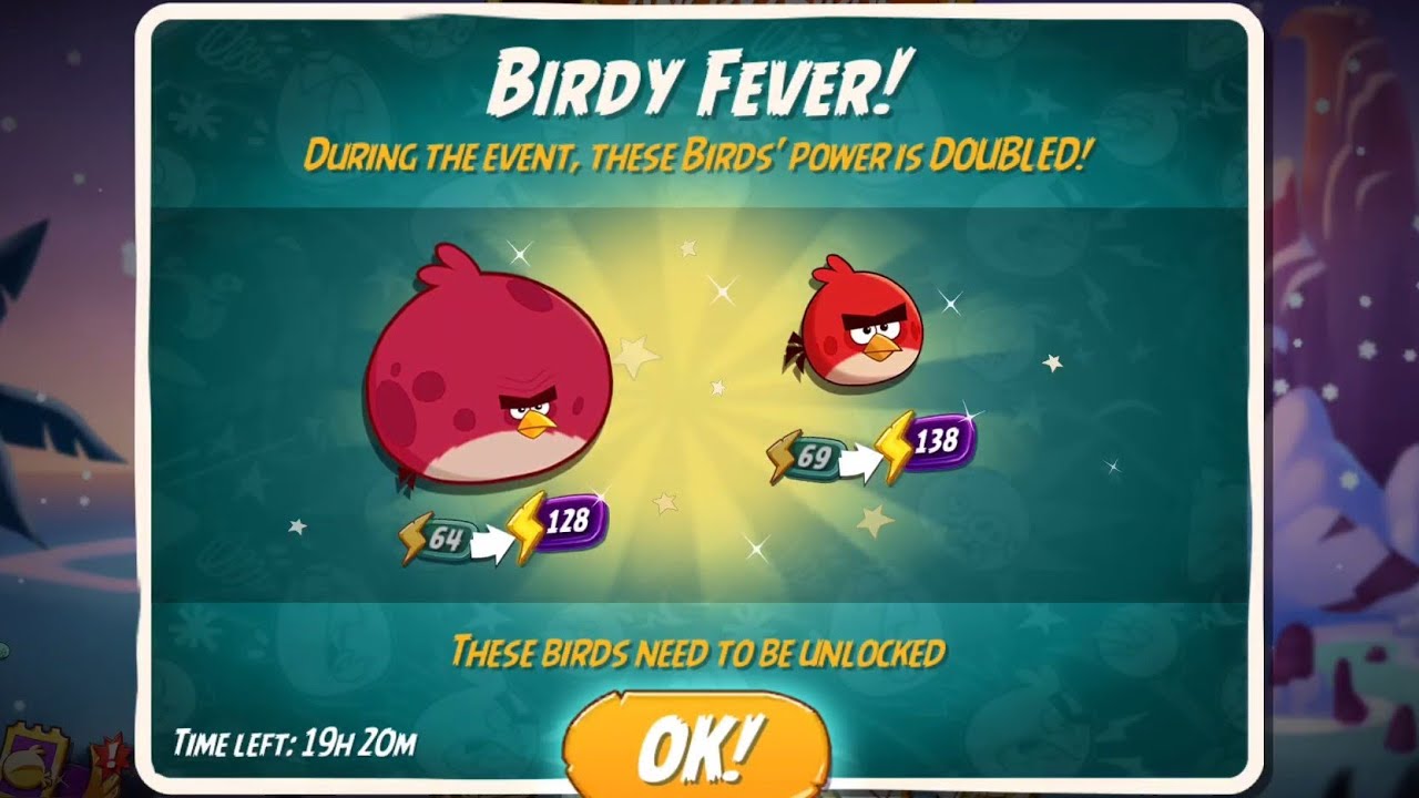 Angry Birds 2 Birdy Fever Event's Power Is Double @Angry2Birds
