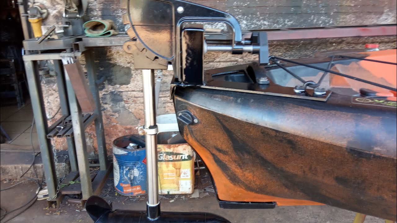 suporte motor elétrico caiaque