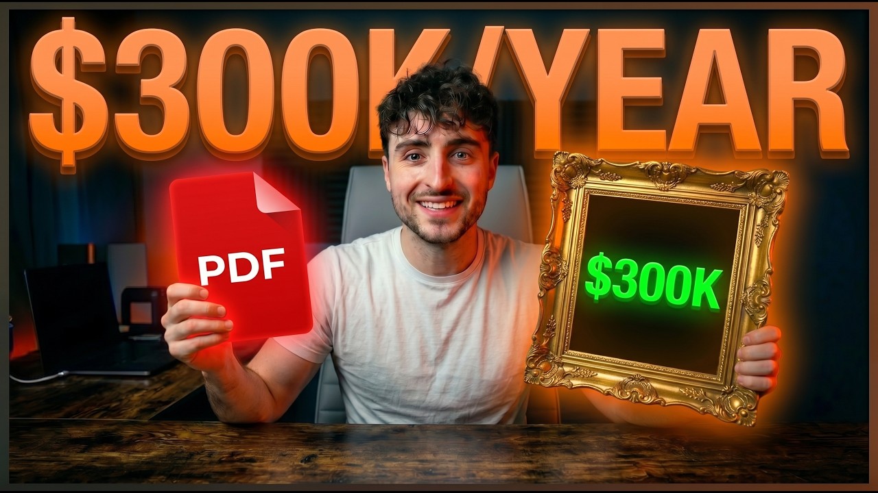 Как я зарабатываю 300 тысяч в год на продаже скучных PDF-файлов (с помощью ИИ)