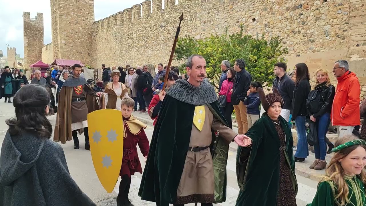 Comitiva de Nobles i Eclesiàstics Llegenda de Sant Jordi Montblanc 27/04/2024.@llegenda3